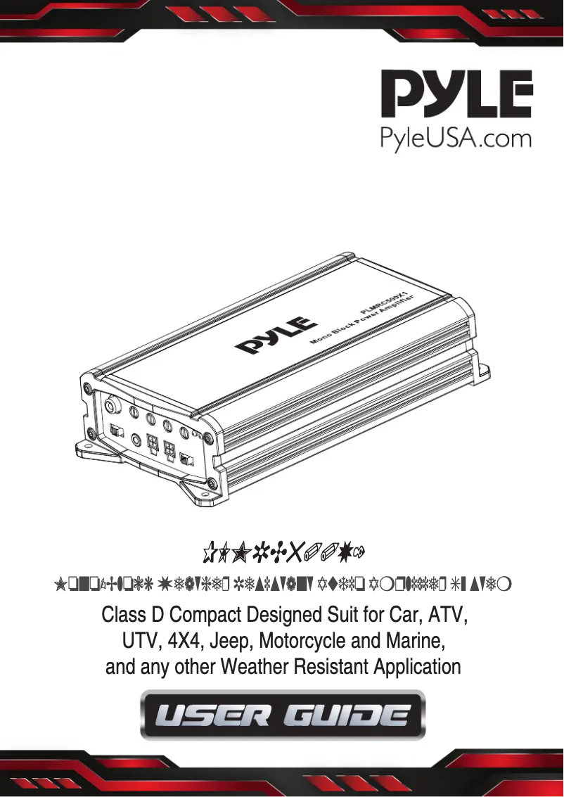 First page image of the manual for PLMRC500X1