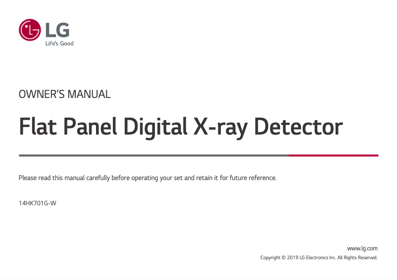 Page 1 of the manual User Manual LG 14HK701G-W