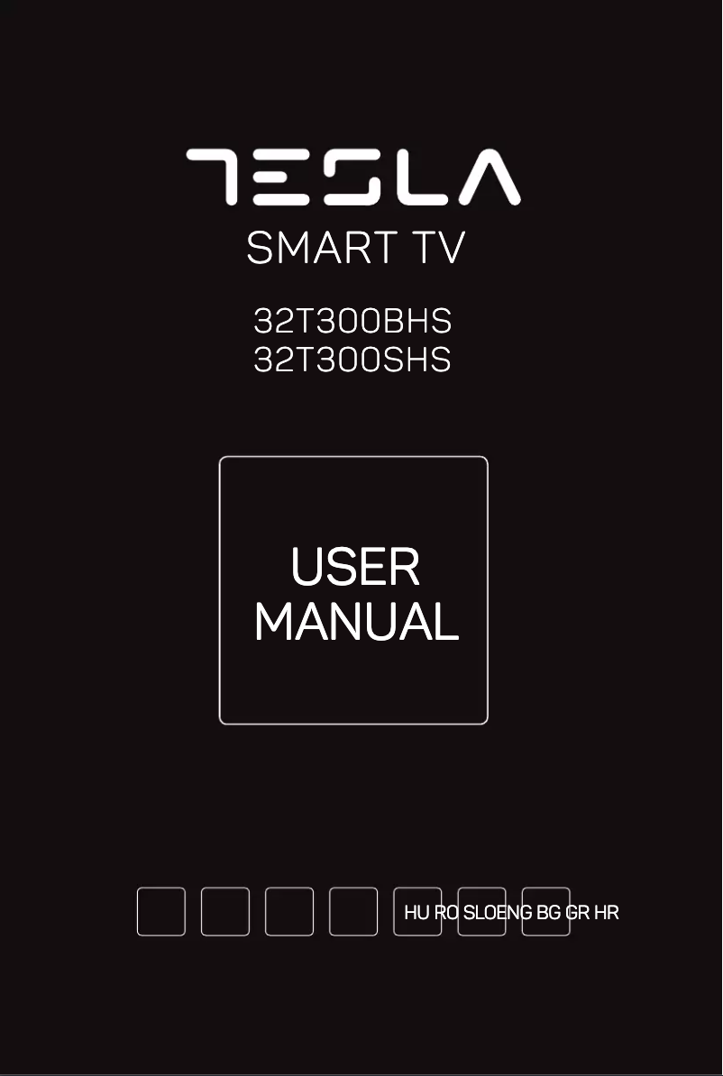 Page 1 of the manual User Manual Tesla 32T300SHS