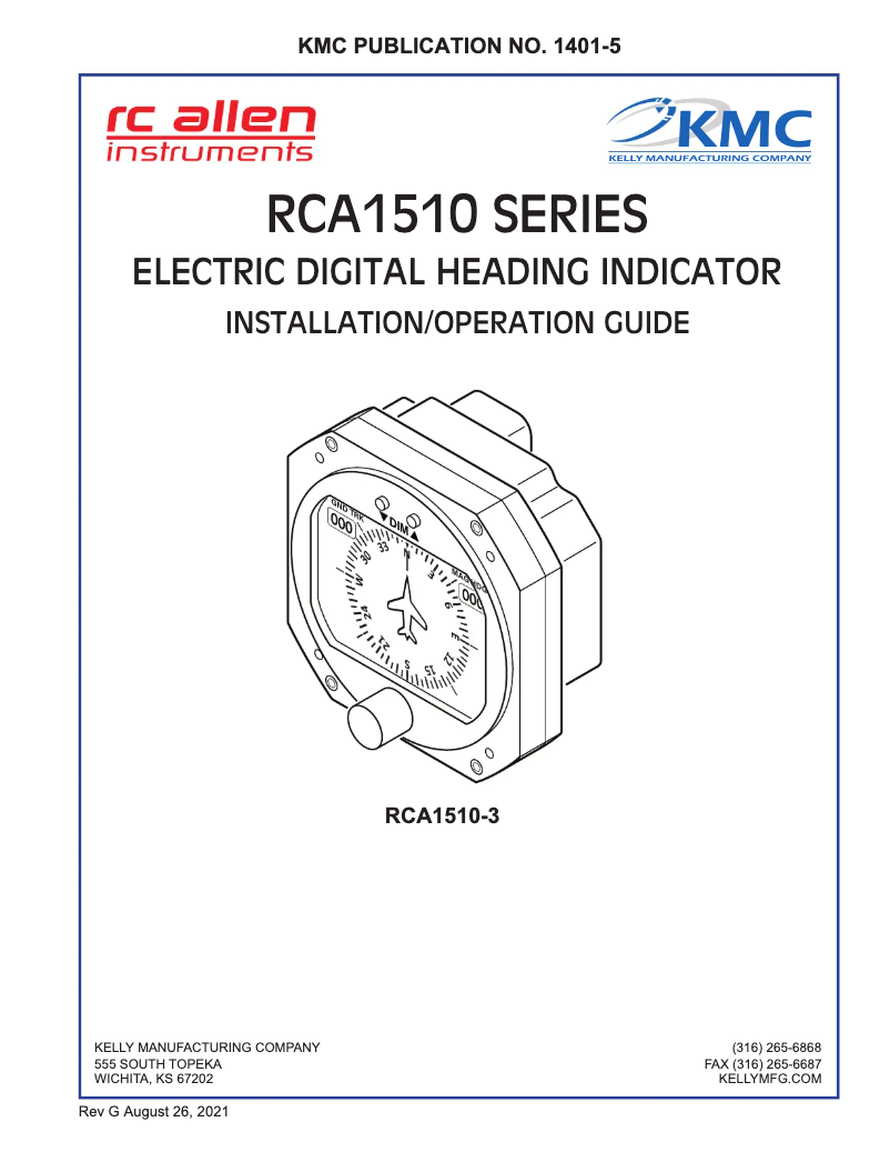 First page image of the manual for RCA1510-3