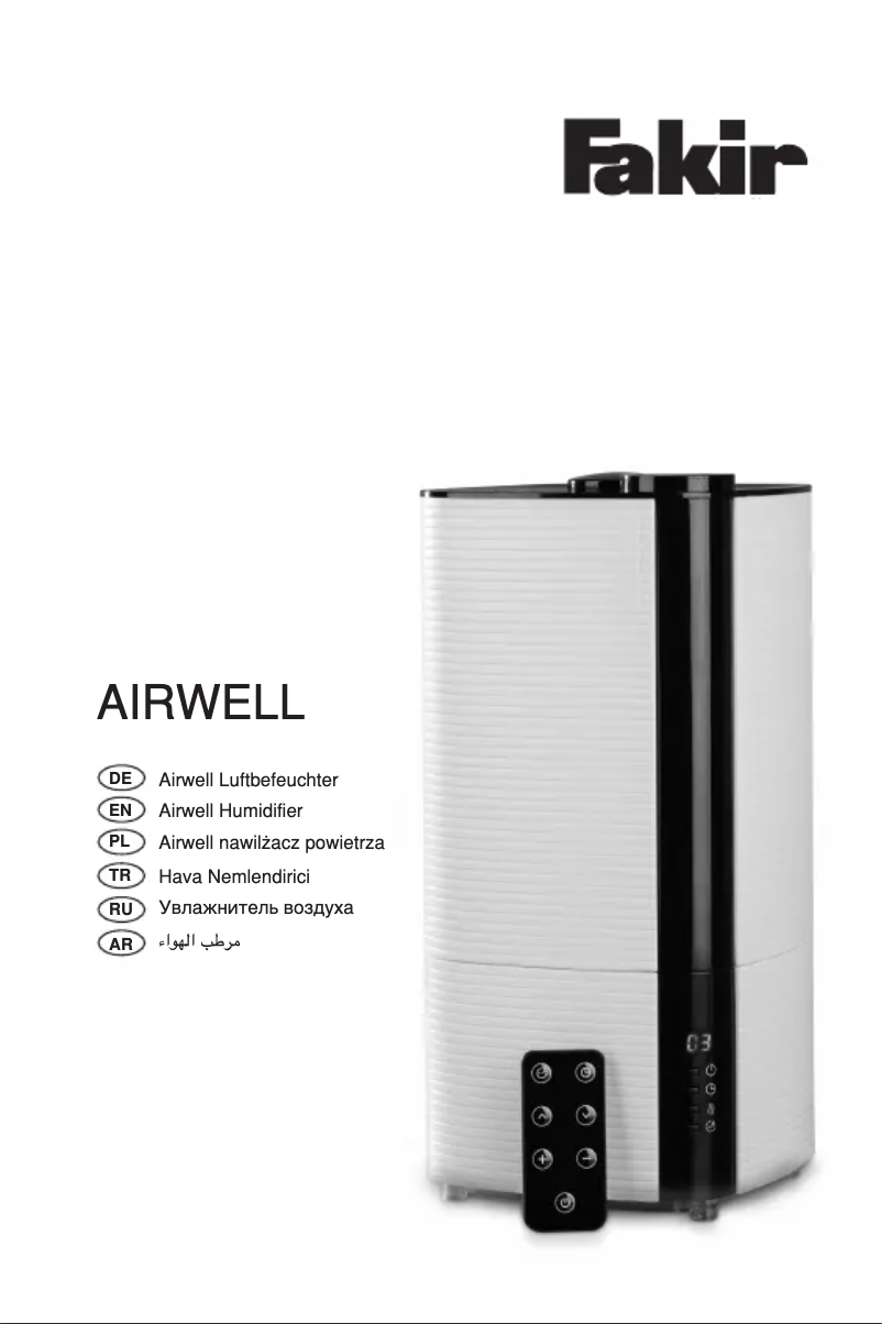 First page image of the manual for Airwell