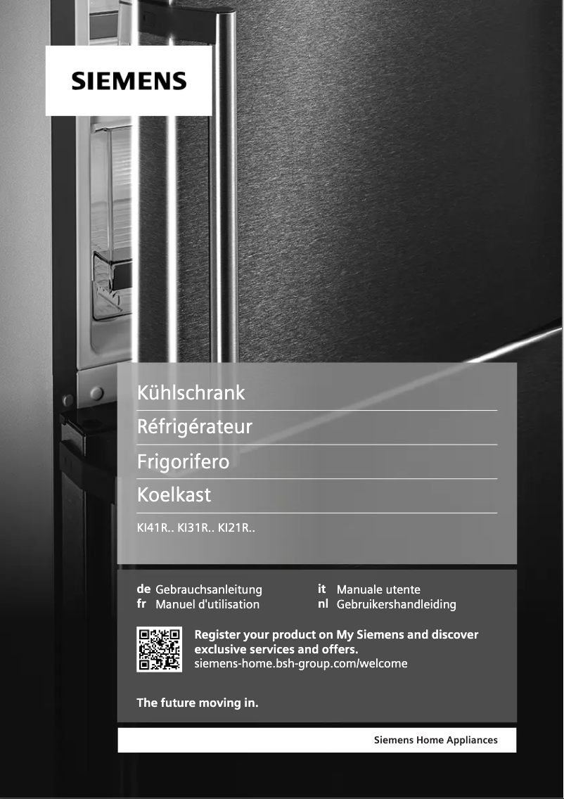 First page image of the manual for KI41RADD1