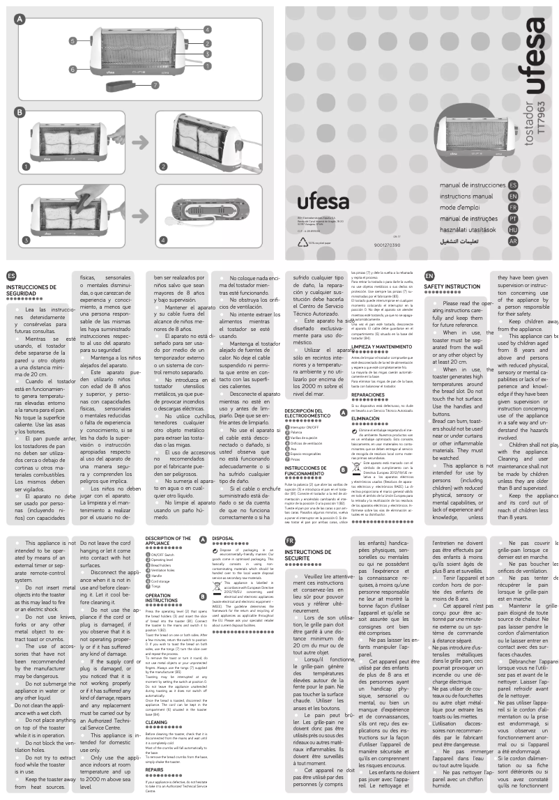 First page image of the manual for Activa TT7963