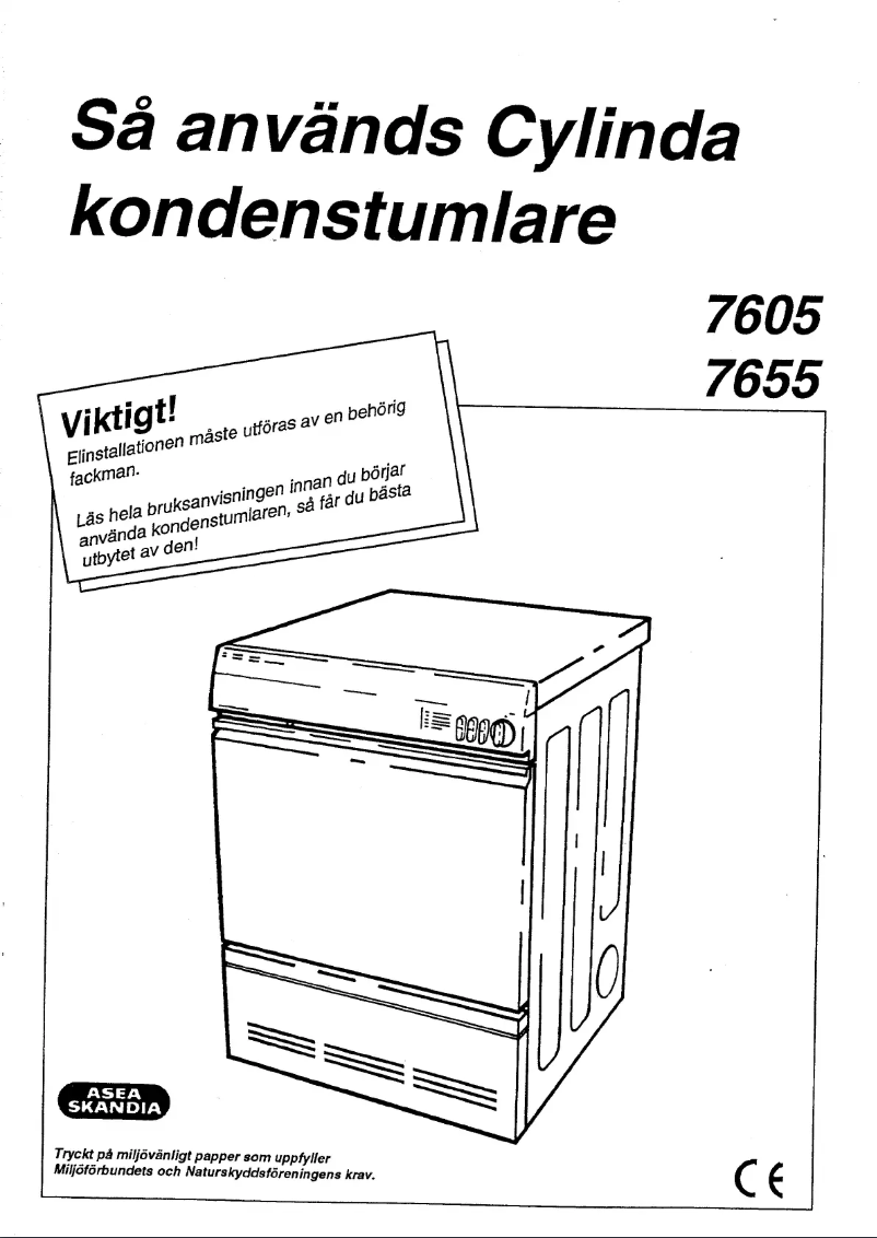 Page 1 of the manual User Manual Cylinda 7655