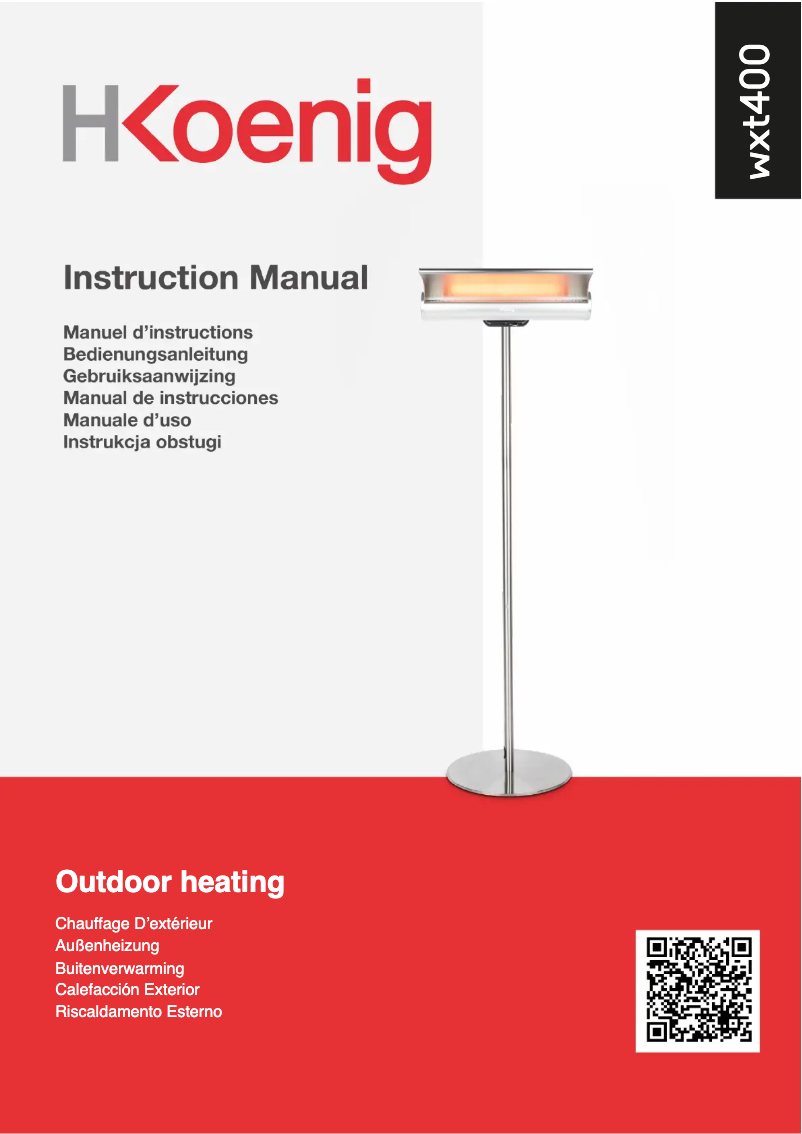 Page 1 of the manual User Manual H.Koenig WXT400