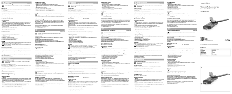First page image of the manual for WSNWA5410BK