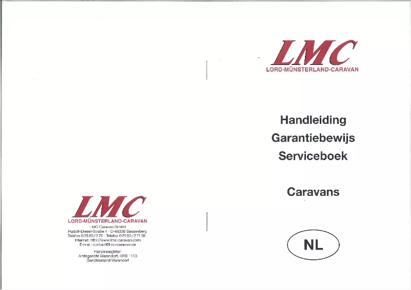 Page 1 of the manual User Manual LMC Munsterland 495 E (2006)
