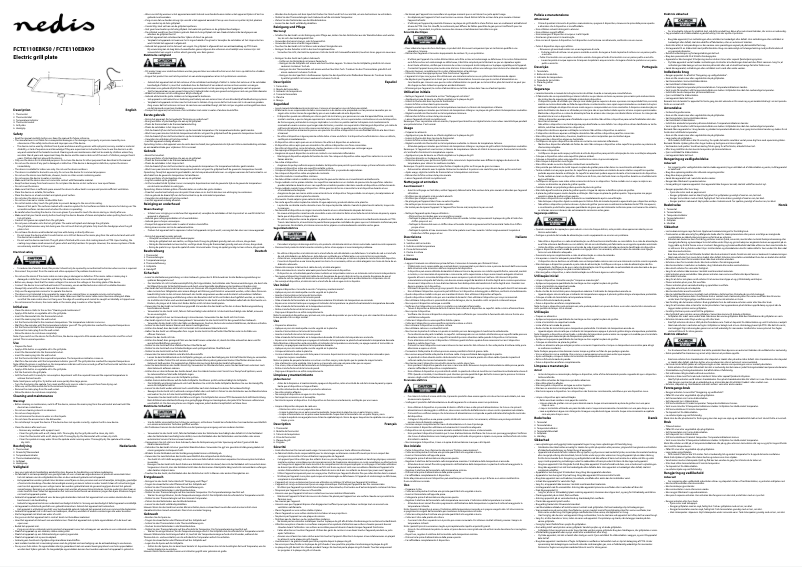 Page 1 of the manual User Manual Nedis FCTE110EBK90