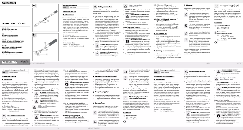 First page image of the manual for HG02662