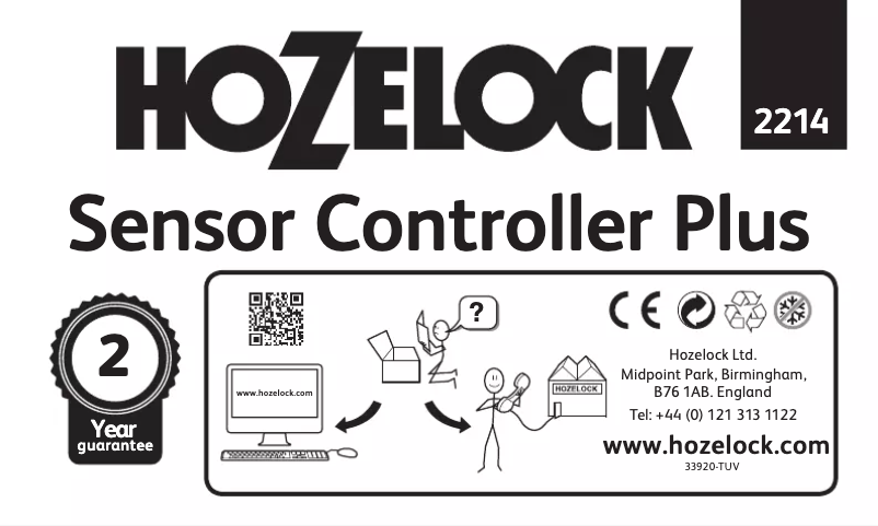 Image de la première page du manuel de l'appareil Sensor Controller PLUS 2214