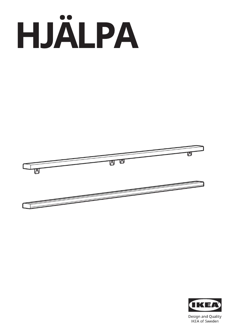Page 1 of the manual Instructions / Assembly Ikea FONNES