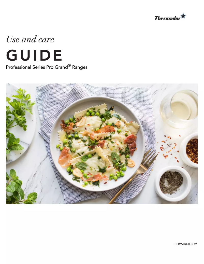 First page image of the manual for PRG364WLG