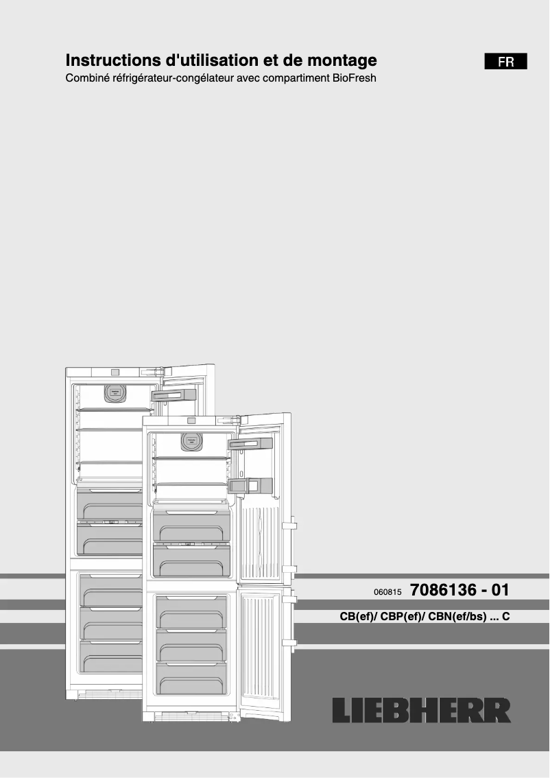 First page image of the manual for CBN 4815 Comfort