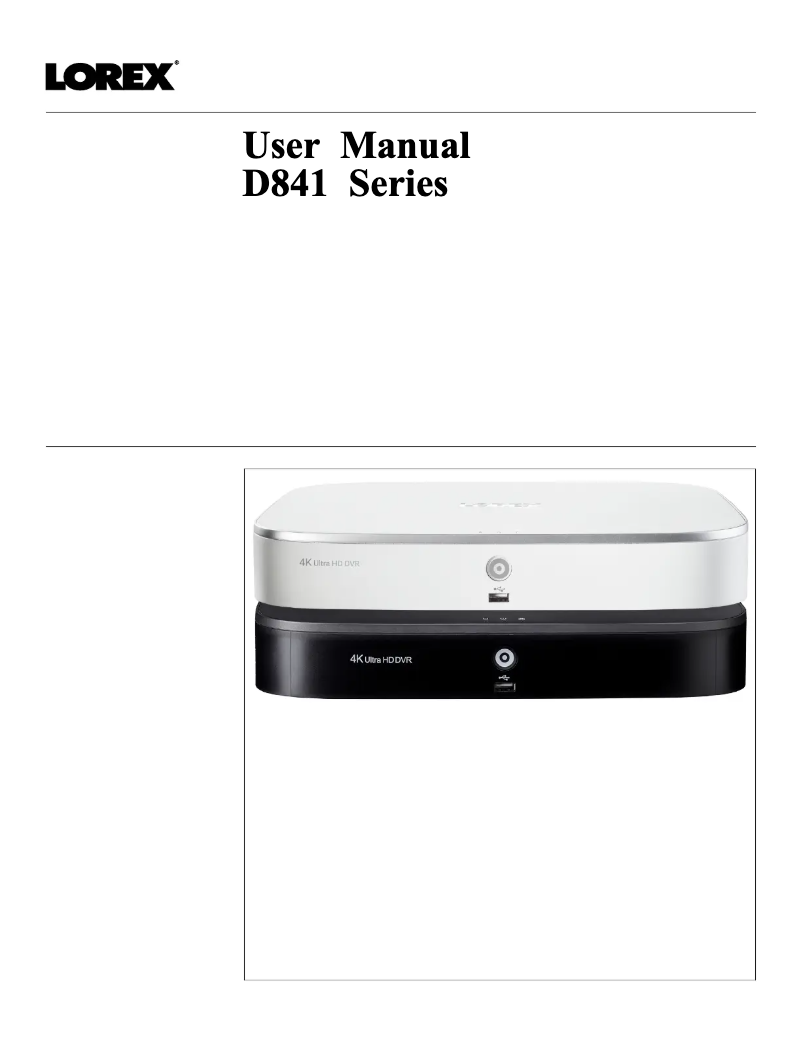 First page image of the manual for DK181-48CA