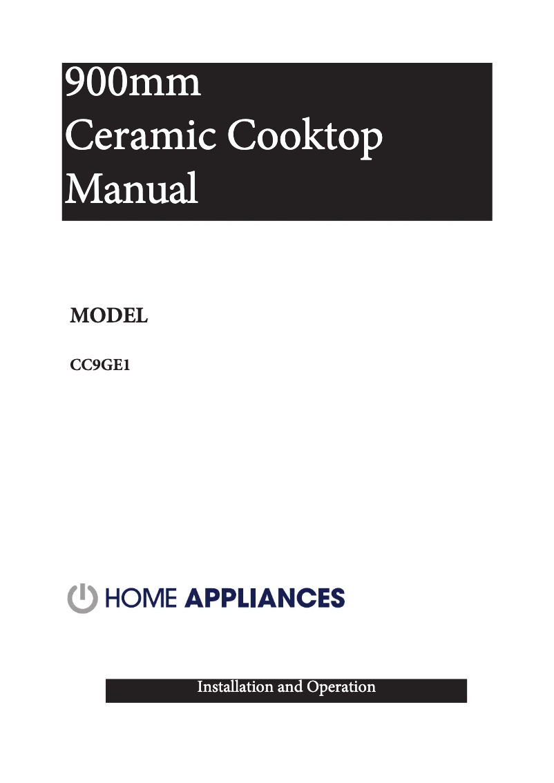 Page 1 of the manual User Manual Euromaid CC9GE1