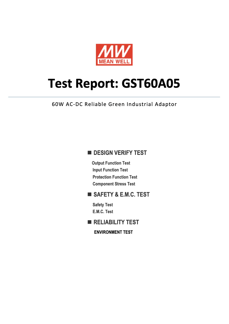 First page image of the manual for GST60A05-P1J