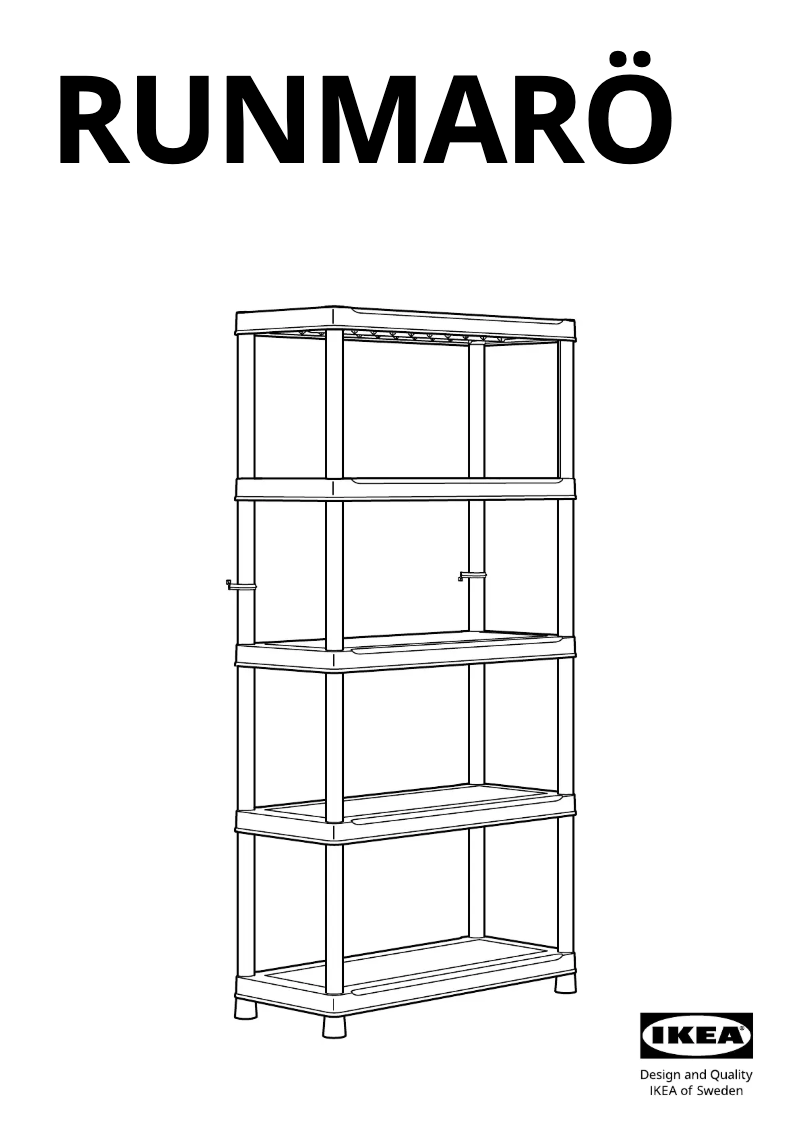 First page image of the manual for RUNMARÖ 805.513.14