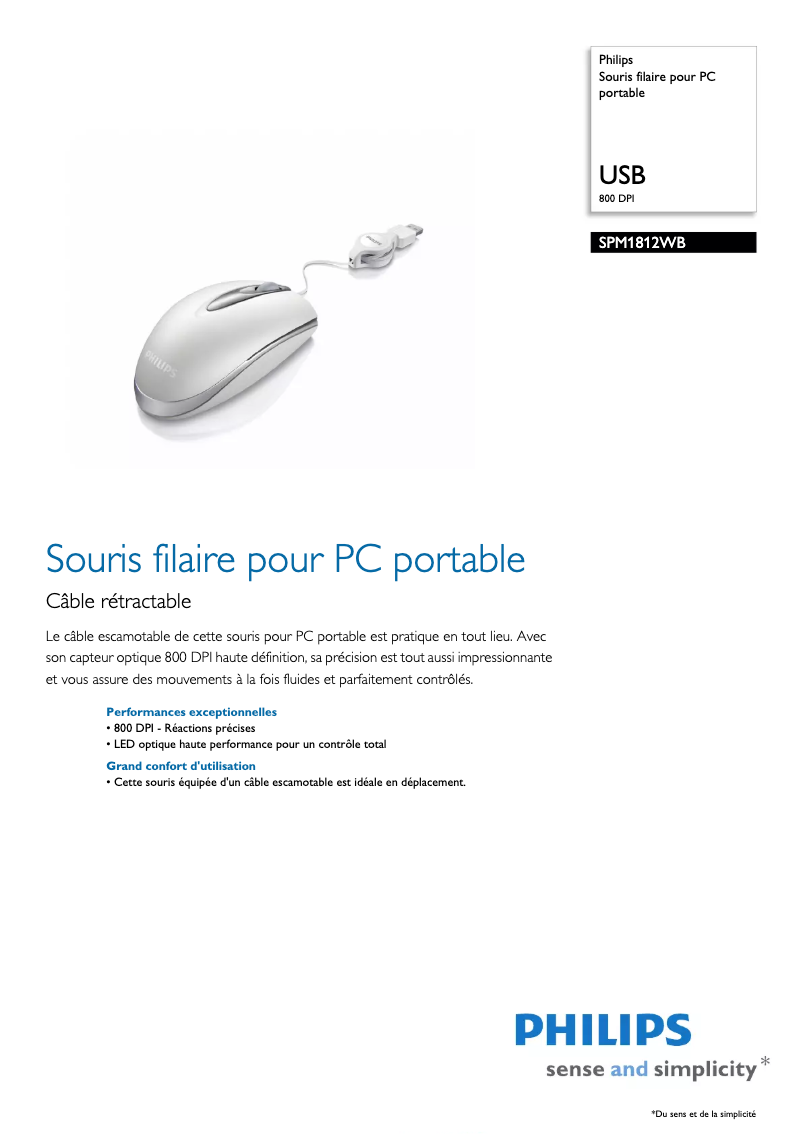 First page image of the manual for SPM1812