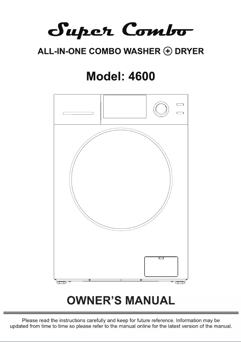 Page 1 of the manual User Manual Equator EZ4600S