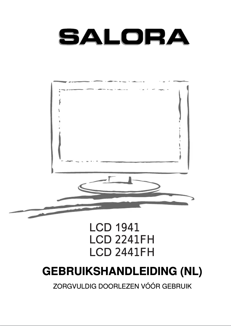 First page image of the manual for LCD 2241 FH