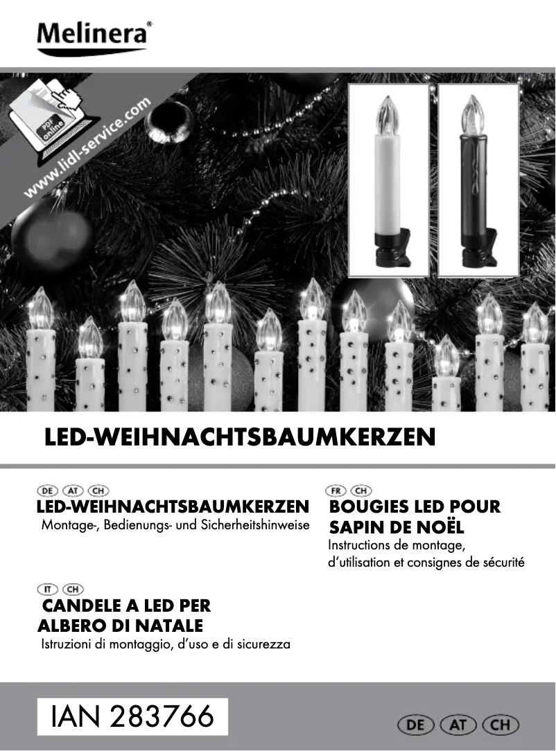 First page image of the manual for IAN 283766