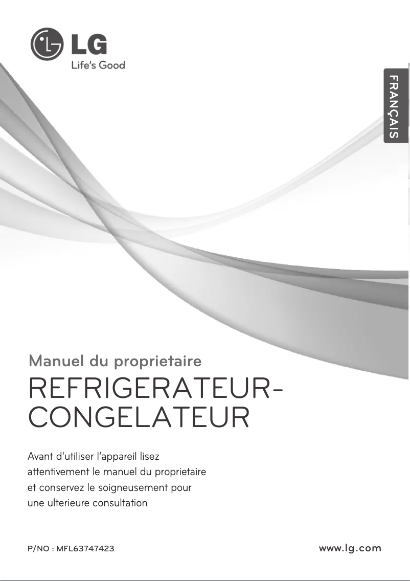 First page image of the manual for GR-B492CC