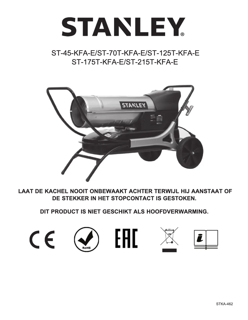 First page image of the manual for ST-70T-KFA-E
