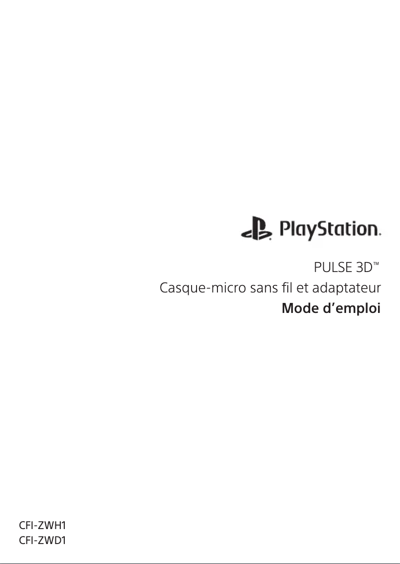 First page image of the manual for Pulse 3D