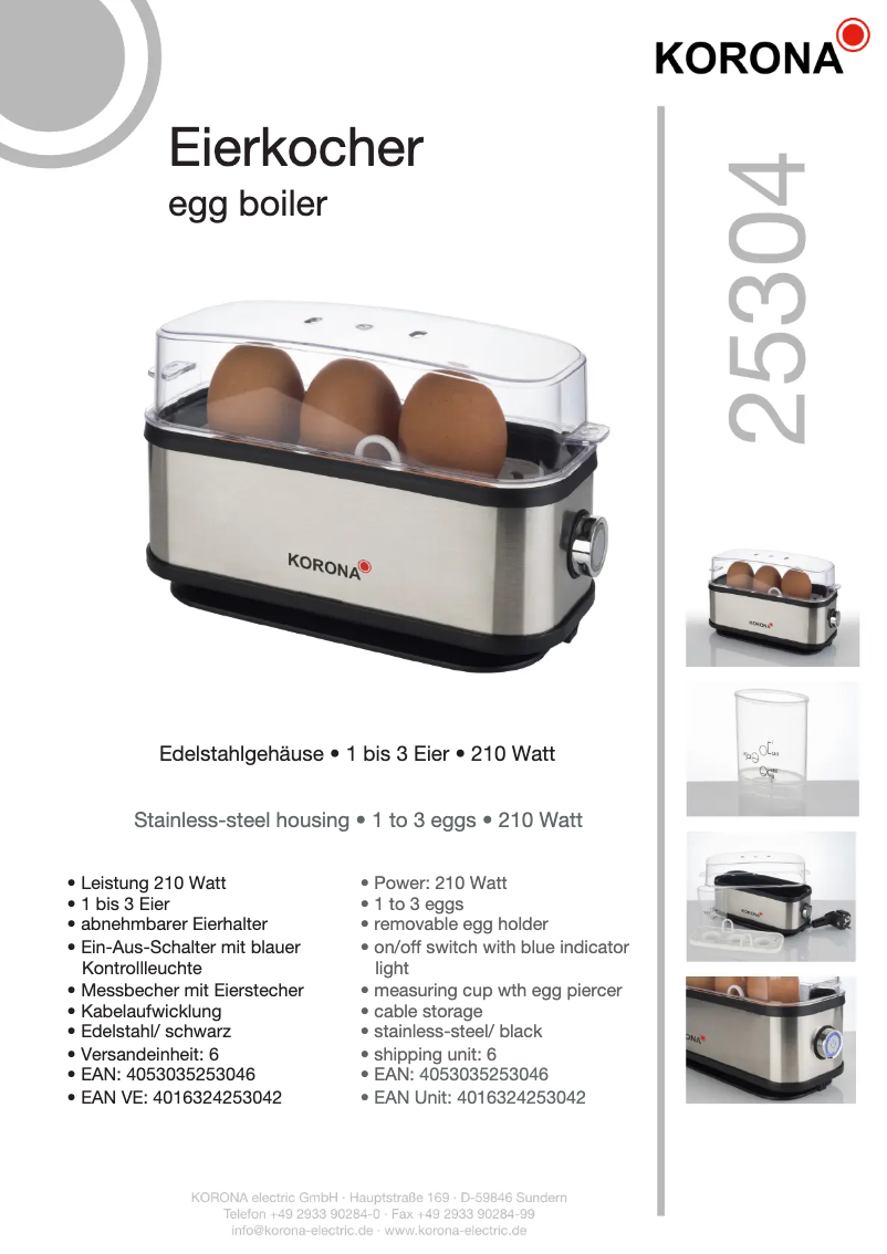 First page image of the manual for 25304