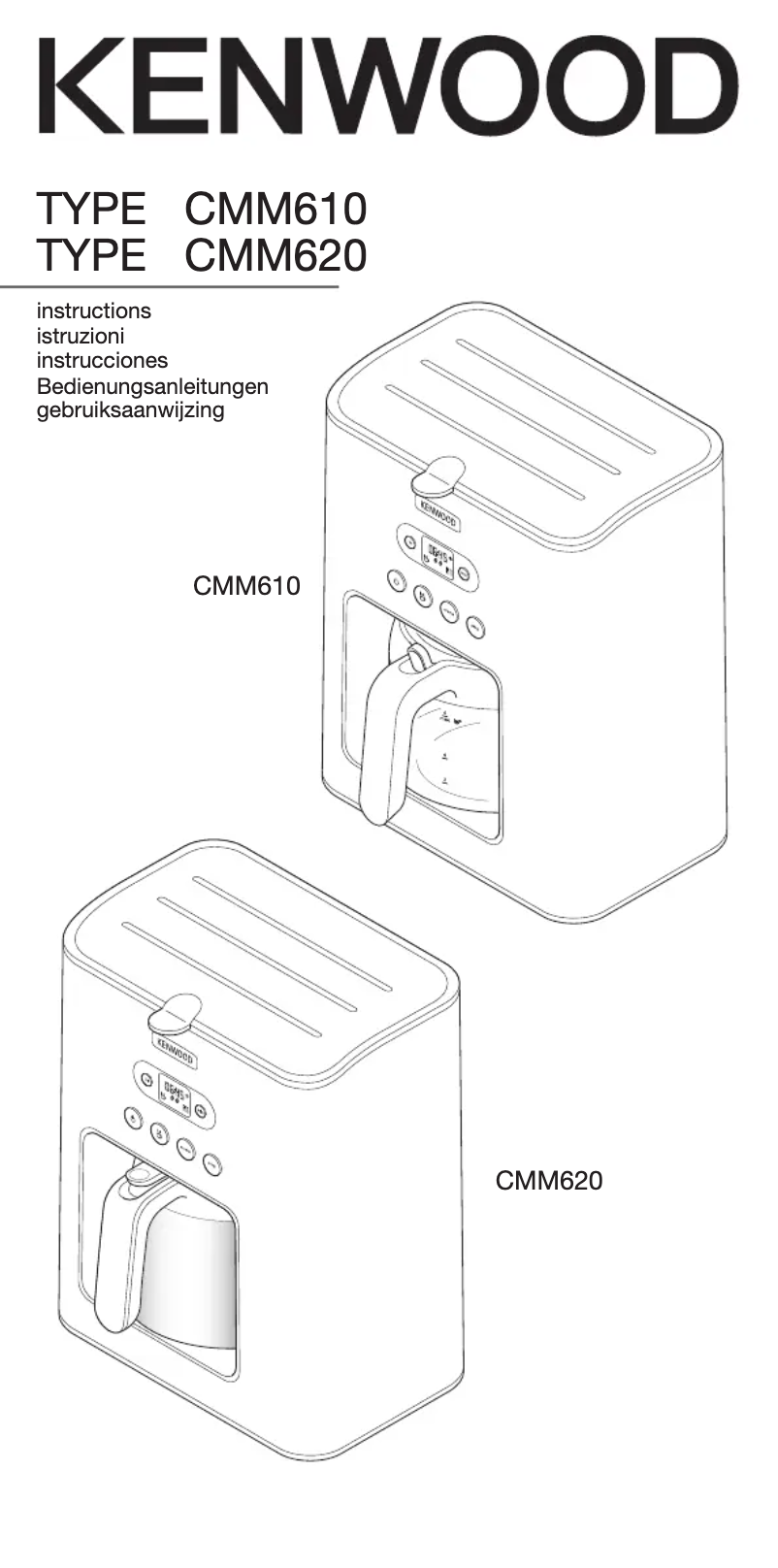 First page image of the manual for Persona CMM610