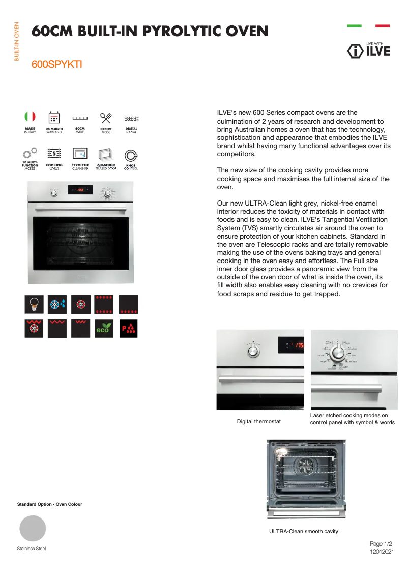 First page image of the manual for 600SPYKTI