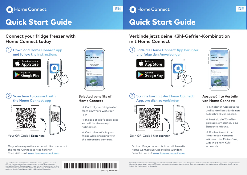 First page image of the manual for KG86NPIE0N