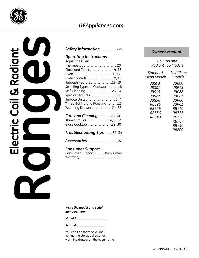 Page 1 of the manual Use and Maintenance Manual Hotpoint RB757CHCC