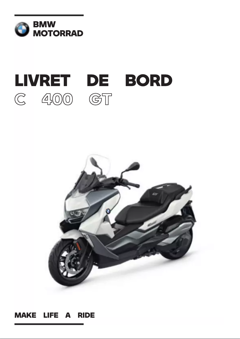 First page image of the manual for C 400 GT (2020)