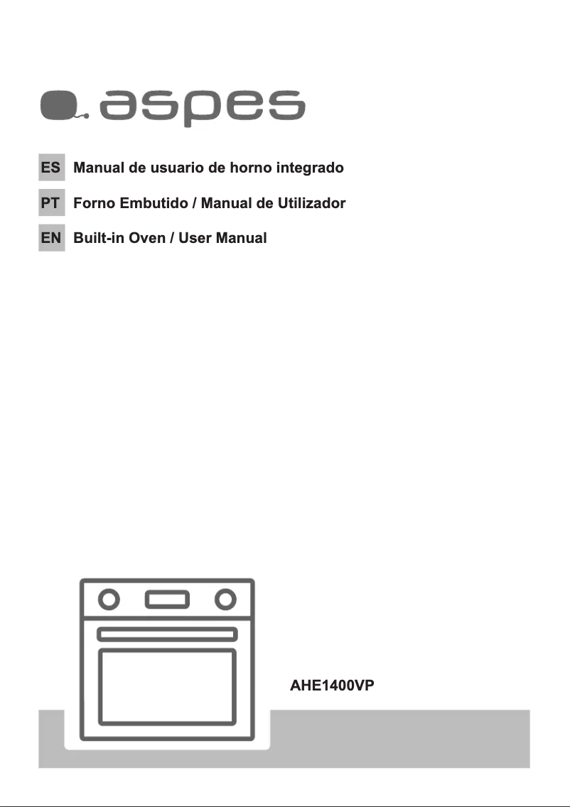 First page image of the manual for AHE1400VP