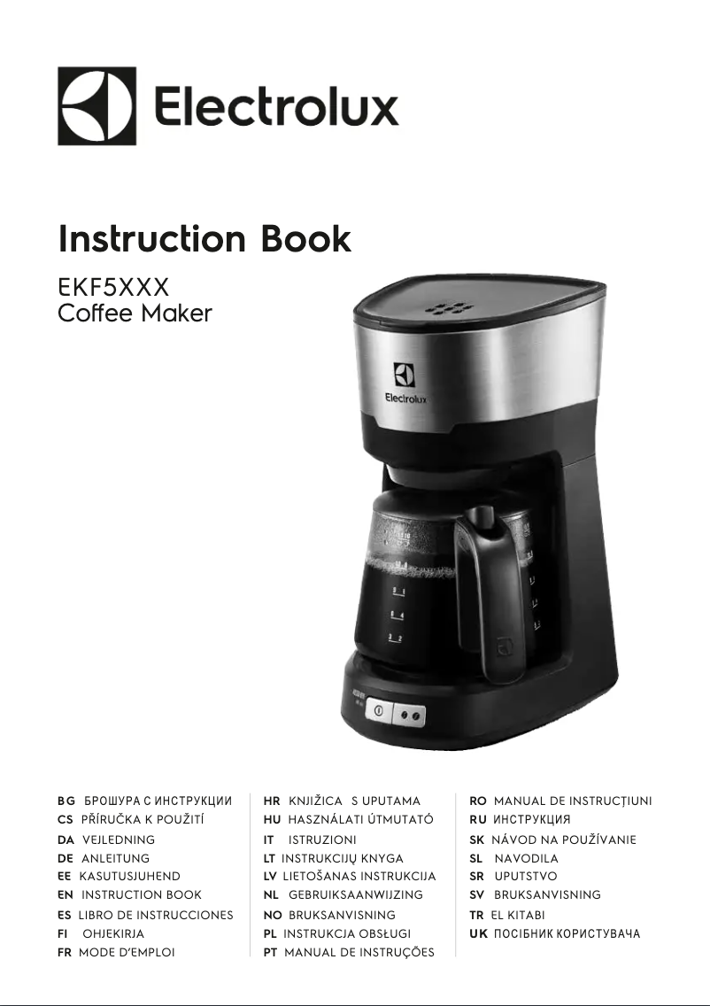 First page image of the manual for EKF5300