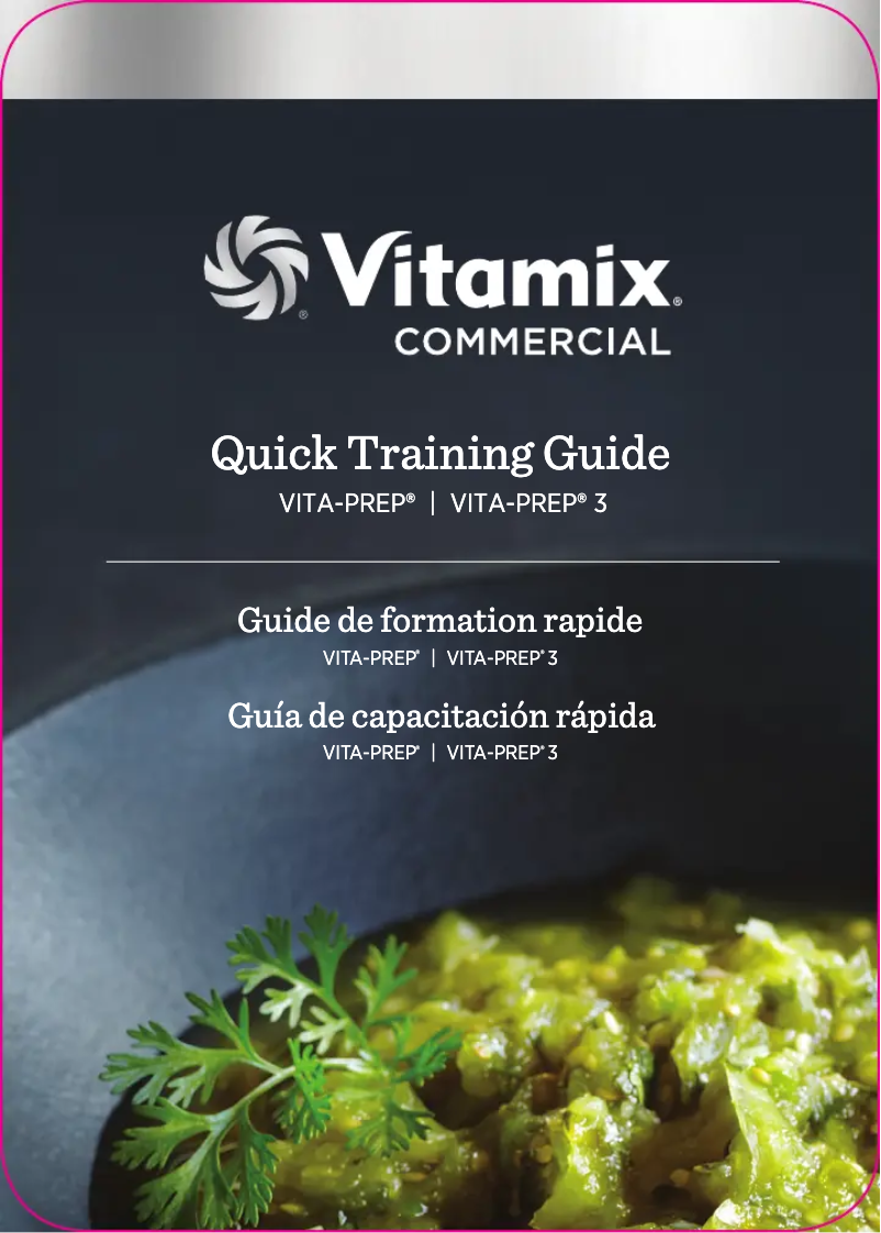 Page 1 of the manual User Manual Vitamix Vita-Prep 3