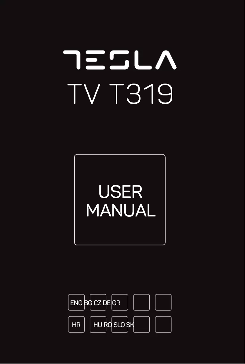 Page 1 of the manual User Manual Tesla 32T319SHS