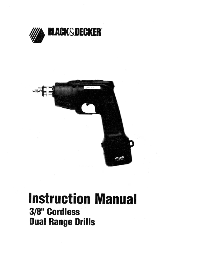 Page 1 of the manual User Manual Black & Decker 6067