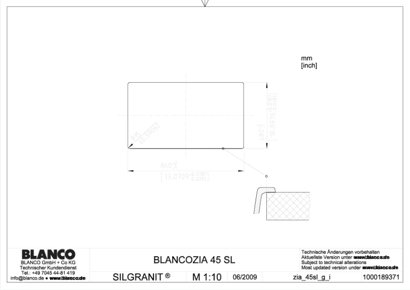 Image de la première page du manuel de l'appareil ZIA 45 SL