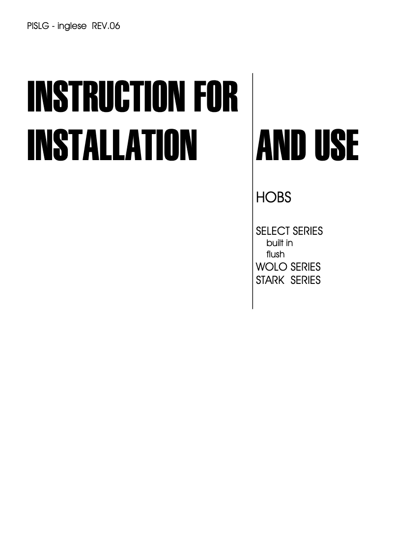 First page image of the manual for 4X7SS