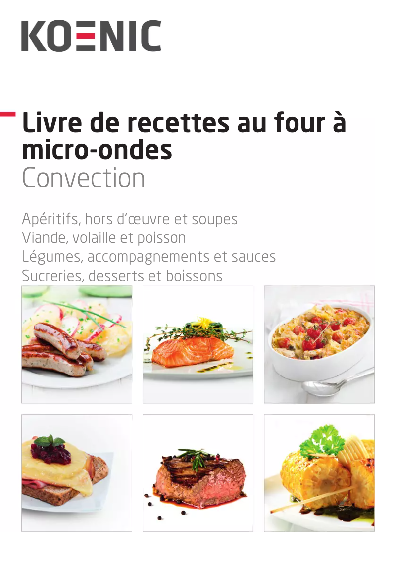 Page 1 of the manual User Manual Koenic KMW 4441 DB