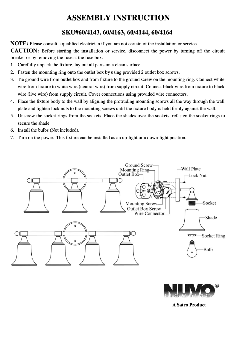 First page image of the manual for Surrey 60/4143