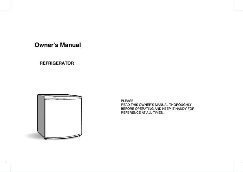 Page 1 of the manual User Manual LG GC051