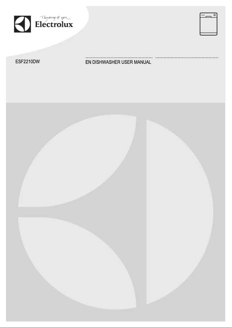 First page image of the manual for ESF2210DW