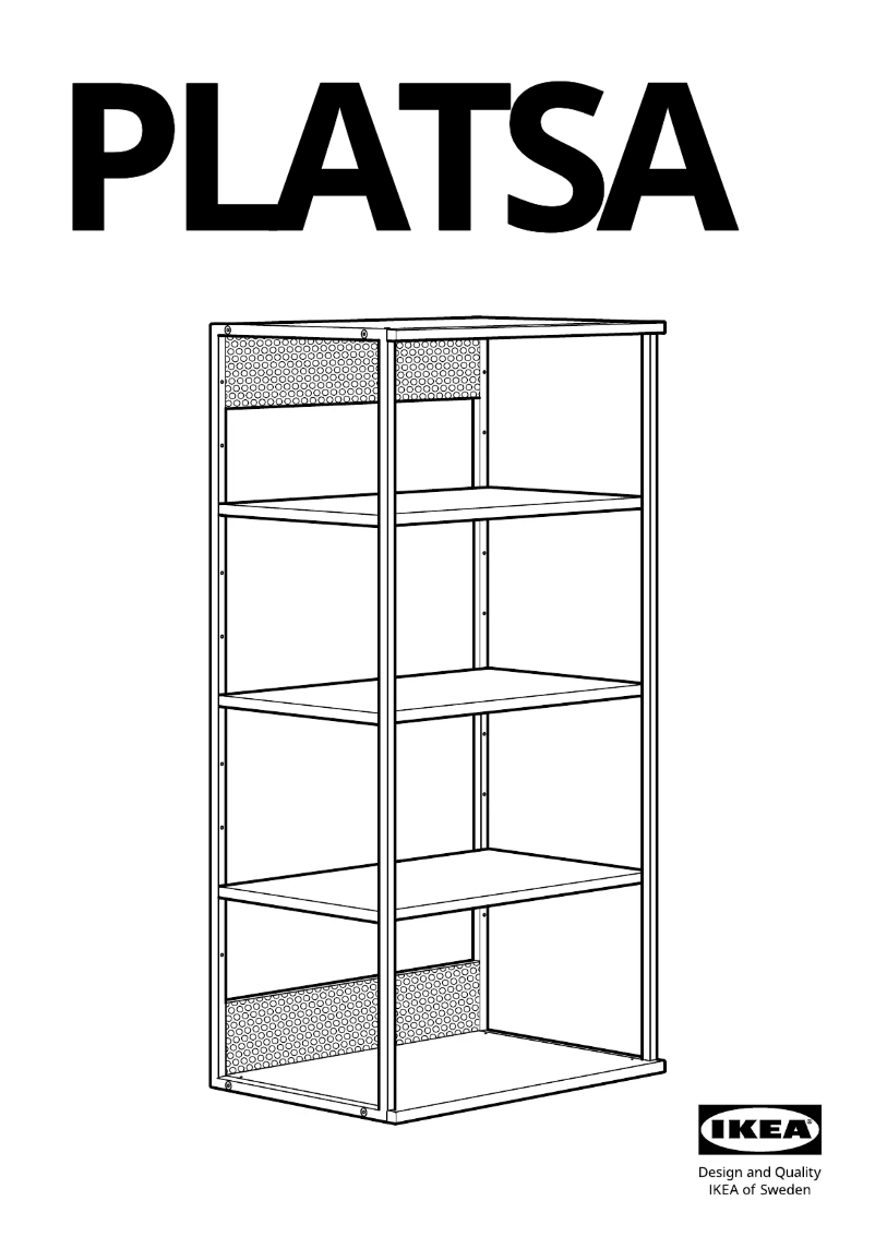 First page image of the manual for PLATSA 405.662.23