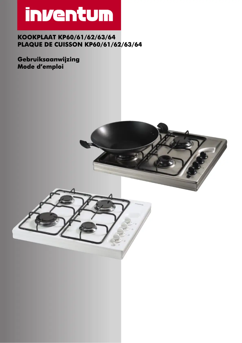 First page image of the manual for KP60