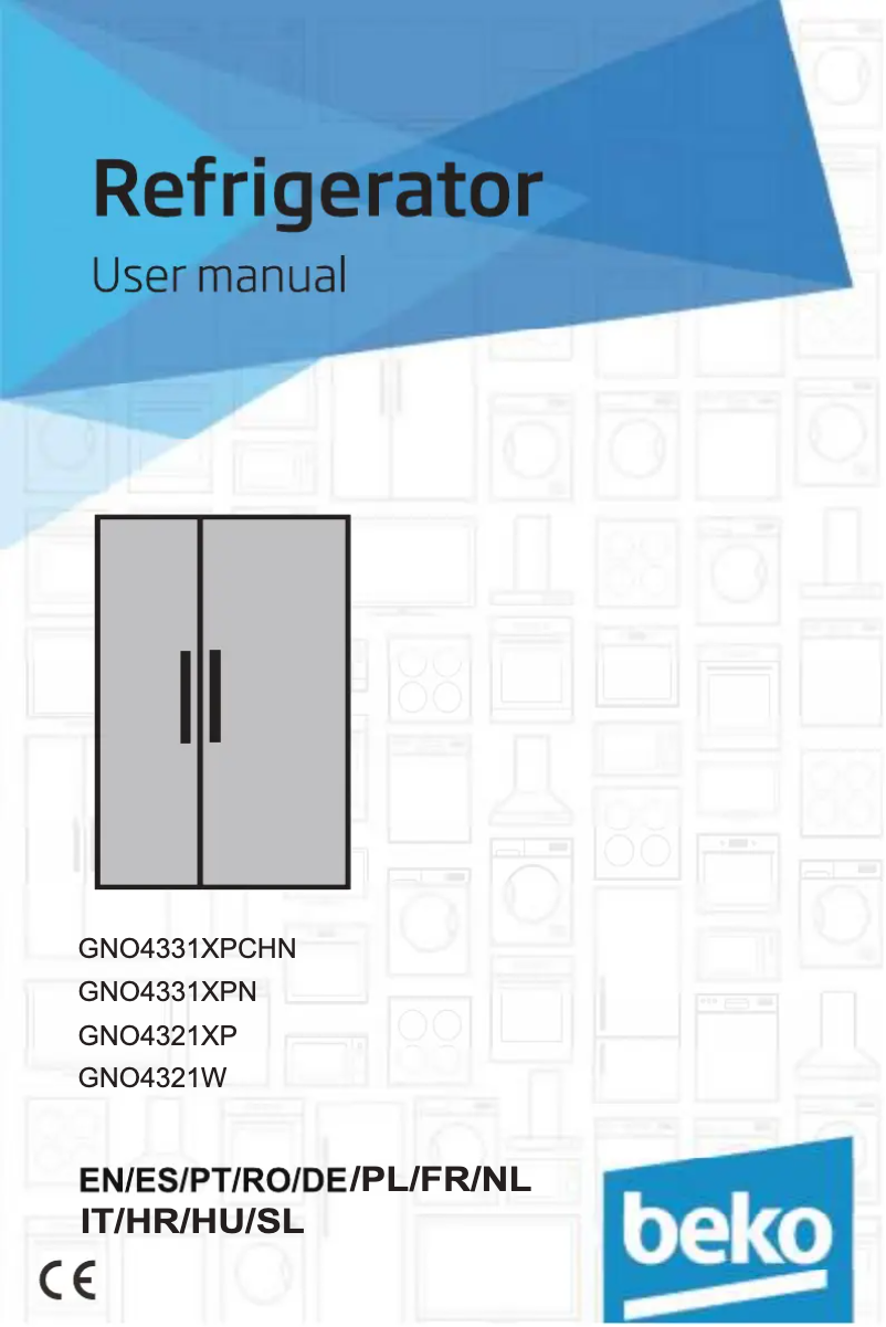 First page image of the manual for GNO4331XPN