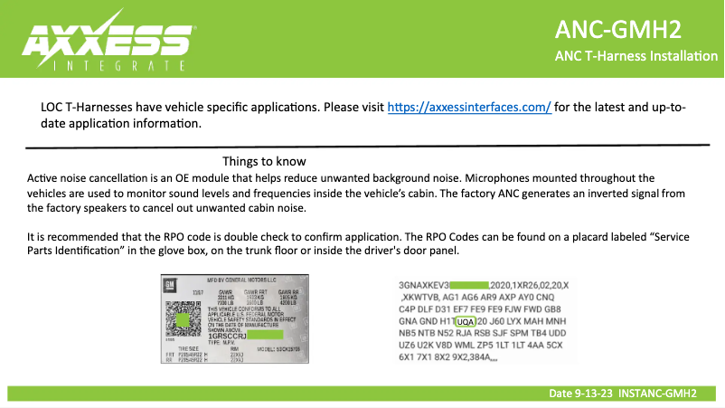 Page 1 of the manual User Manual AXESS ANC-GMH2