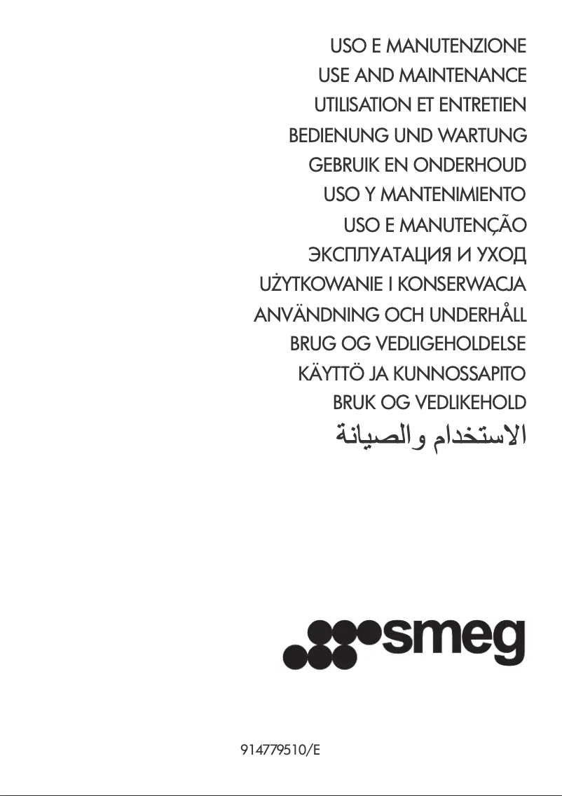 Page 1 of the manual User Manual Smeg CKFF3001CRM